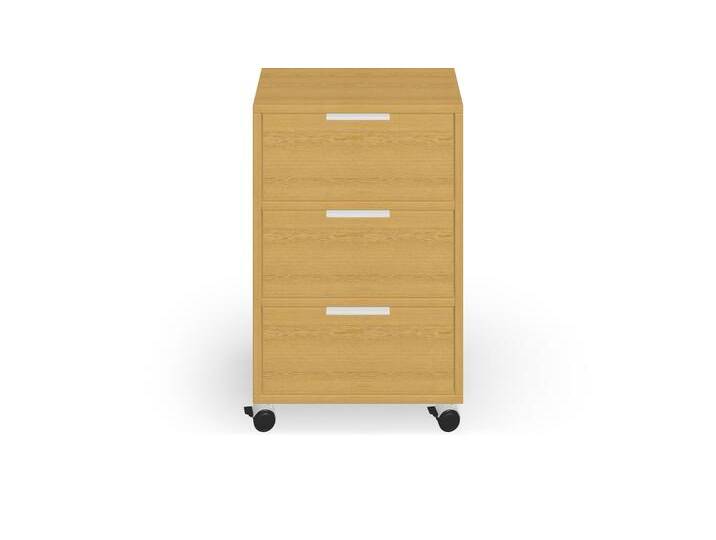 Rollcontainer aus Echtholz Furnier Echtholz Furnier von PICKAWOOD