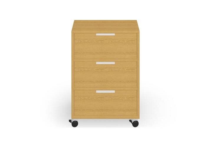 Rollcontainer aus Echtholz Furnier Echtholz Furnier von PICKAWOOD