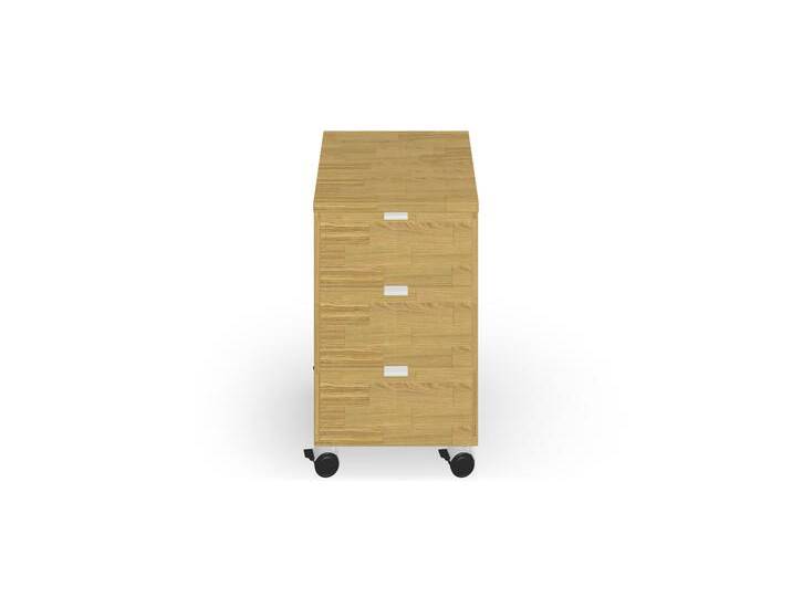 Rollcontainer nach Maß Eiche von PICKAWOOD