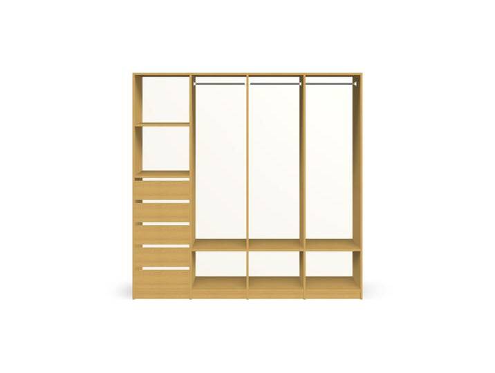 Schlafzimmer-Kleiderschranksystem nach Maß Echtholz Furnier von PICKAWOOD