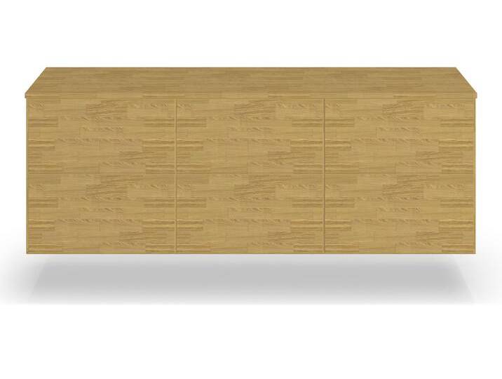 Schlichte Wandkommode - Hängeschrank mit vielen Optionen Eiche von PICKAWOOD