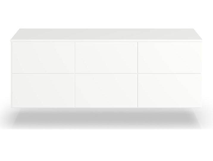 Schlichte Wandkommode - Hängeschrank mit vielen Optionen MDF Beschichtet von PICKAWOOD
