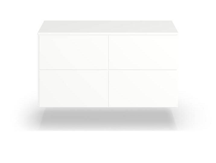 Schlichte Wandkommode - Hängeschrank mit vielen Optionen MDF Beschichtet von PICKAWOOD