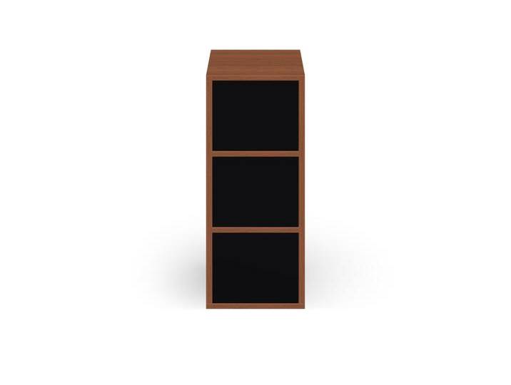 Schlichter Nachttisch mit Schubladen Echtholz Furnier von PICKAWOOD