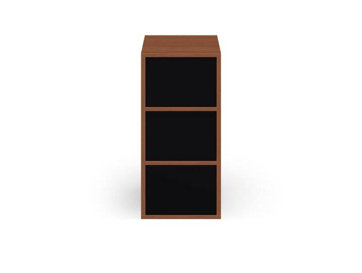Schlichter Nachttisch mit Schubladen Echtholz Furnier von PICKAWOOD