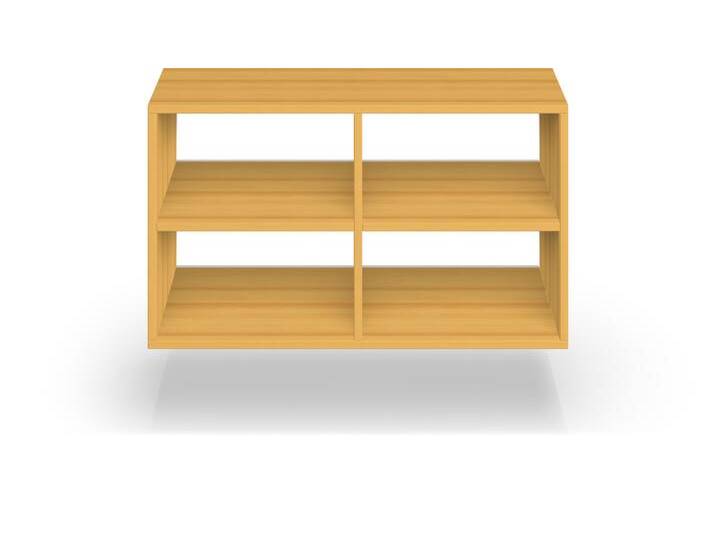 Schlichtes Hängesideboard aus Erle Erle von PICKAWOOD