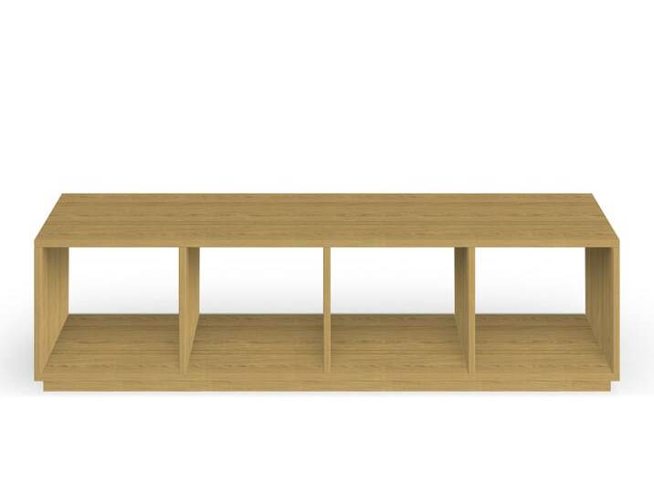 Schlichtes Lowboard nach Maß – kostenlose Holzmuster Eiche von PICKAWOOD