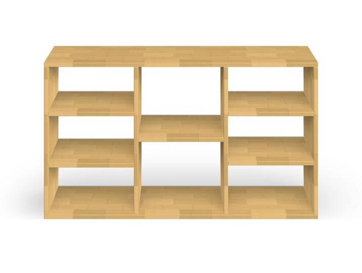 Schlichtes Phonoregal nach Maß Buche von PICKAWOOD