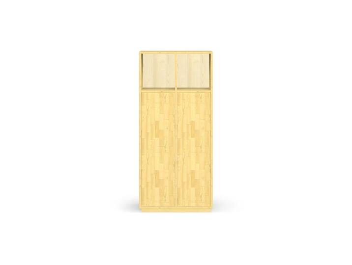 Schmales Highboard aus Kiefer Kiefer von PICKAWOOD