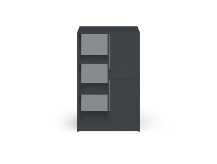 Schmales Highboard schwarz – gratis Magazin Premium Dekore von PICKAWOOD
