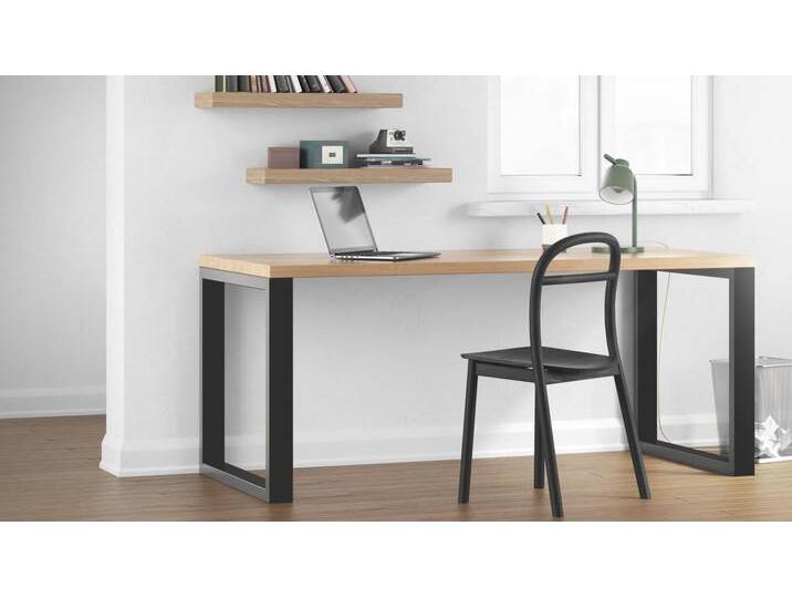 Schreibtisch Dublin aus Eiche Massivholz Eiche von PICKAWOOD