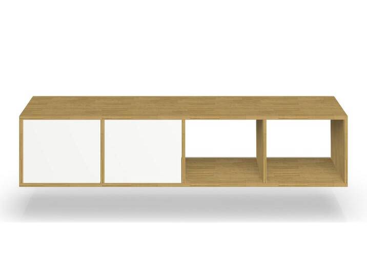 Sideboard mit Wandhalterung – diverse Materialien Eiche von PICKAWOOD