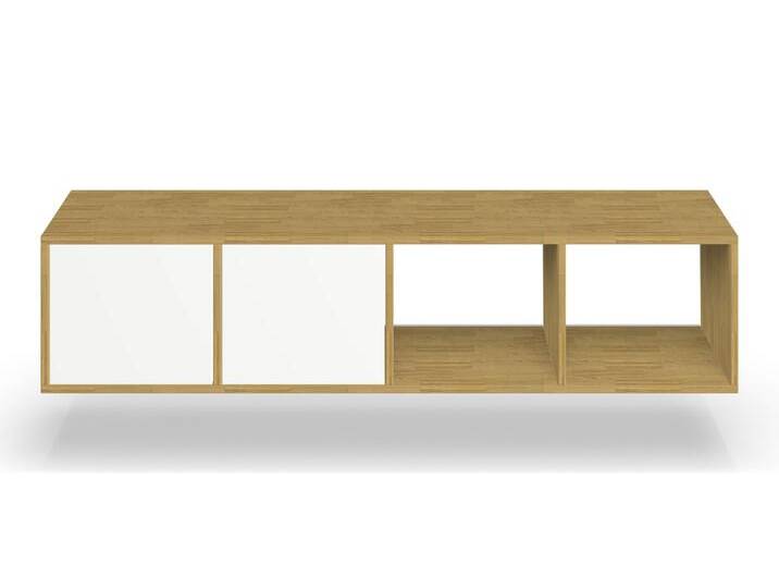 Sideboard mit Wandhalterung – diverse Materialien Eiche von PICKAWOOD