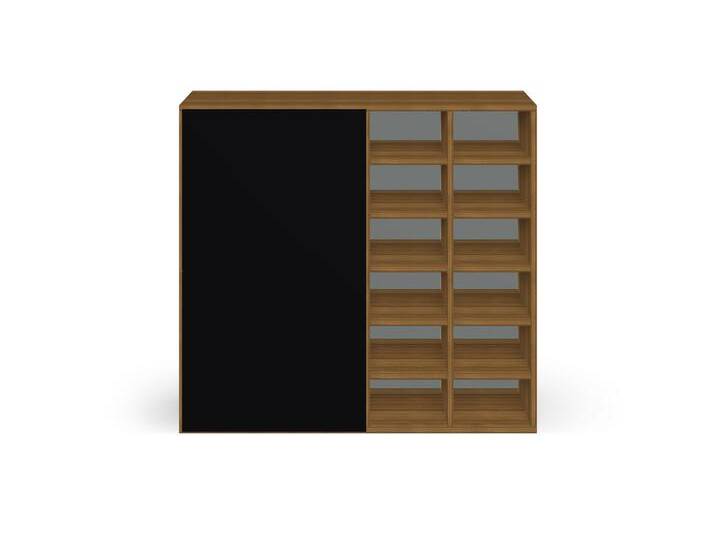 Stylisher Weinschrank nach Maß Echtholz Furnier von PICKAWOOD