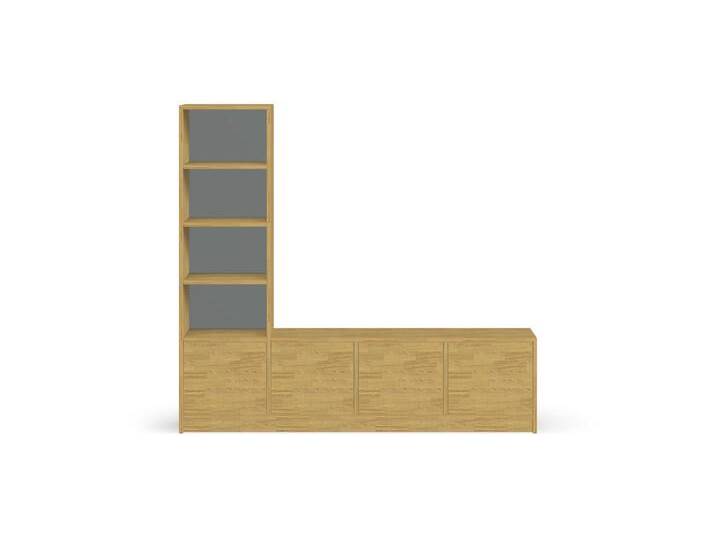 Stylishes Regalsystem Eiche von PICKAWOOD