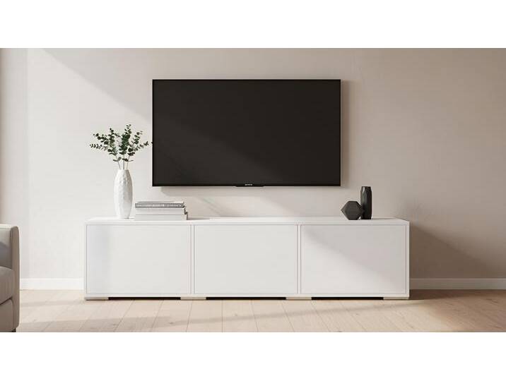TV Lowboard weiß MDF Beschichtet TV Lowboard weiß MDF Beschichtet von PICKAWOOD