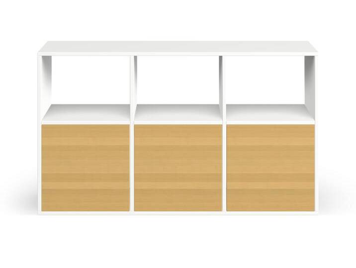 TV Sideboard mit Holztüren MDF Beschichtet von PICKAWOOD