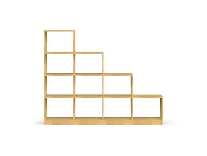 Treppenregal nach Maß Buche von PICKAWOOD