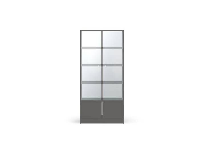 Vitrine mit Flügeltüren - Vitrinenschrank mit vielen Optionen Premium Dekore von PICKAWOOD