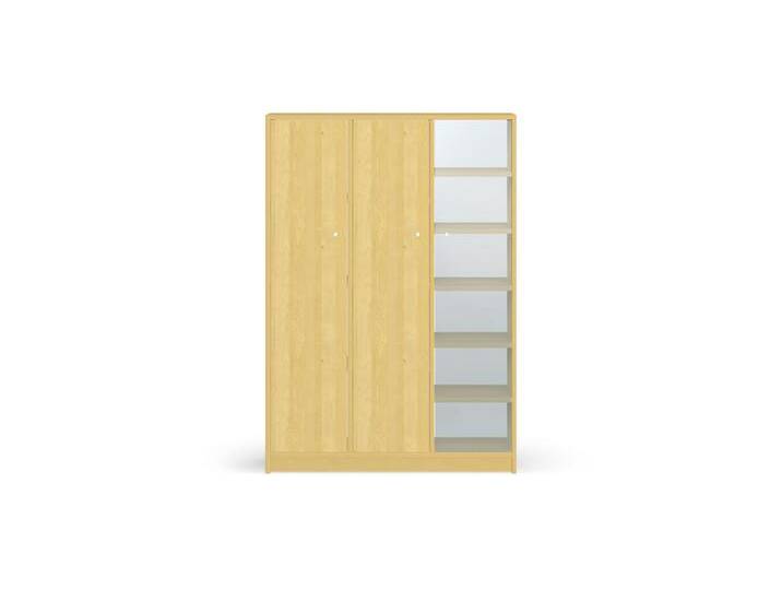 Vitrinenschrank aus Massivholz nach Maß Birke von PICKAWOOD