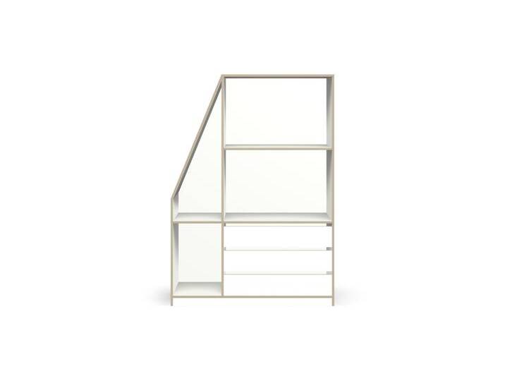 Weißer Dachschrägenschrank Premium Dekore von PICKAWOOD
