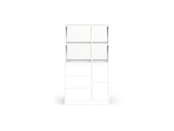 Weißes Schubladenregal aus MDF Dekor MDF Beschichtet von PICKAWOOD