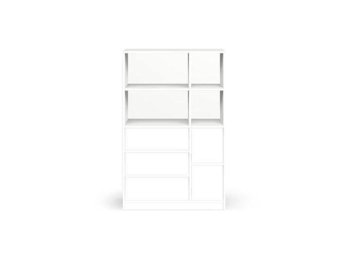 Weißes Schubladenregal aus MDF Dekor MDF Beschichtet von PICKAWOOD