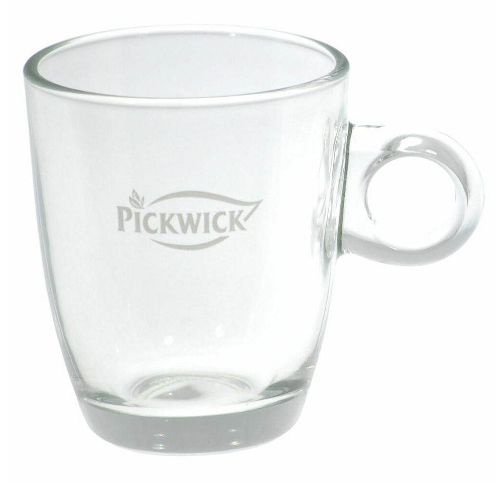 PICKWICK Teeglas Tee Glas hitzebeständig, Becher mit Henkel, 200 ml, Glas von PICKWICK