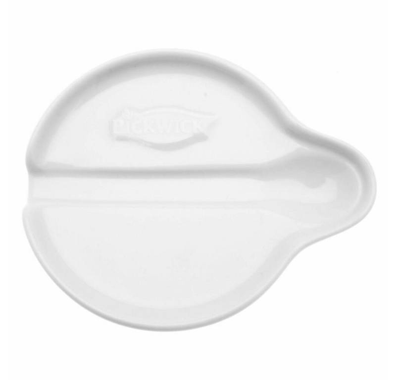 PICKWICK Untertasse Untertasse, Teebeutelablage, Porzellan, weiß von PICKWICK