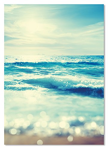 PICSonPAPER Poster SEA IN Sunset, ungerahmt 30 cm x 40 cm, Dekoration, Kunstdruck, Wandbild, Fineartprint (Meer, 30 cm x 40 cm) von PICSonPAPER