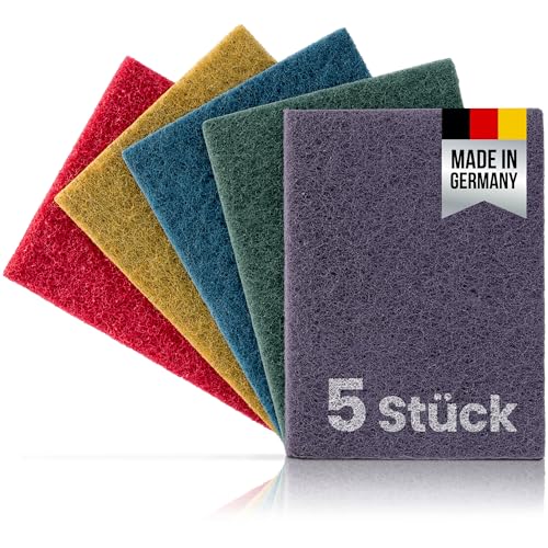 PICTORIS Schleifvlies 5er Set I Made in Germany I Langlebige Handpads 155 x 210mm in 5 praktischen Körnungen 100-900 I Schleifvlies Metall Schleifflies Schleifvlies Holz PICTORIS Schleifvlies 5er Set I Made in Germany I Langlebige Handpads 155 x 210mm in 5 praktischen Körnungen 100-900 I Schleifvlies Metall Schleifflies Schleifvlies Holz von PICTORIS
