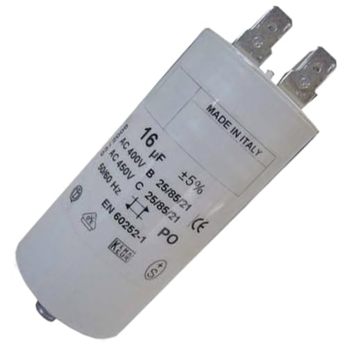 Kondensator 16µF 16uF 450 V für Waschmaschine – 481912118284 von PIECE CONSTRUCTEUR