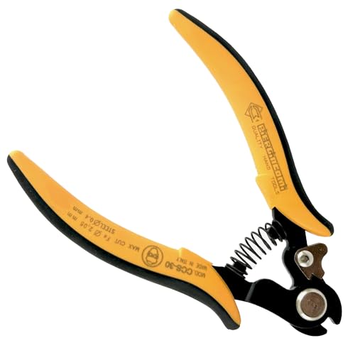 Piergiacomi - CCS30 Schere zum Schneiden von 90° Eisendraht - Schnittkapazität max. Ø2 mm (12 AWG) und Stahldraht max. Ø0,5 mm (24 AWG) Länge 136 mm - Für Memory Wire, Music Wire - Made in Italy Piergiacomi - CCS30 Schere zum Schneiden von 90° Eisendraht - Schnittkapazität max. Ø2 mm (12 AWG) und Stahldraht max. Ø0,5 mm (24 AWG) Länge 136 mm - Für Memory Wire, Music Wire - Made in Italy von PIERGIACOMI
