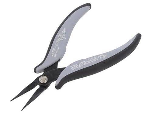 PN 2015 D Zange flach,verlängert,Greiffläche quer geriffelt ESD 160mm PIERGIACOM von PIERGIACOMI