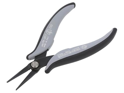 PN 2017 D Zange flach,verlängert,Greiffläche quer geriffelt ESD 160mm PIERGIACOM von PIERGIACOMI
