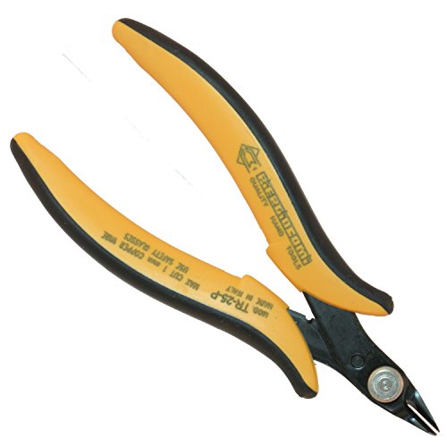 Piergiacomi Glattschnitt Kopf weichen Drahtschneider Sehr scharfe Schneidkanten Max Kupferdraht 18 AWG mittel, Stahlwandstärke, 2,5 mm, Durchmesser 1,02 mm, 1 Stück, TR25P von PIERGIACOMI