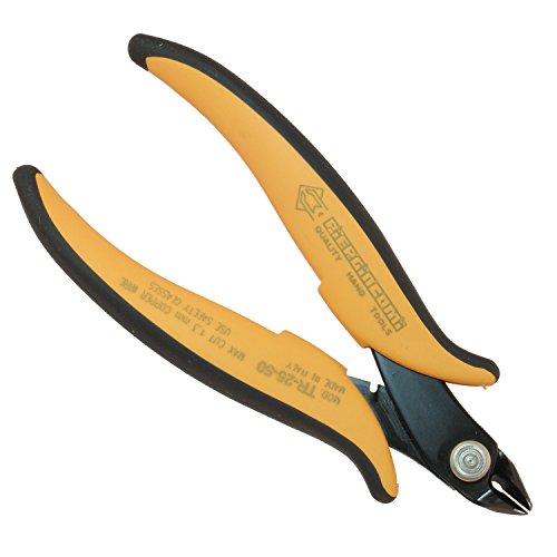 Piergiacomi Medium-Seitenschneider mit glatten Schnitt 50 Grad abgewinkelten Kopf von Kupfer und Soft Drähte Durchmesser 1.30 mm - 16 AWG, 1 Stück, TR2550 von PIERGIACOMI