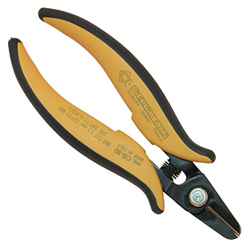 Piergiacomi Schere Lang shears mit a Durchmesser 1,3mm, 16 AWG maximal capacity benutzt mit electrische Kabel, CS30 von PIERGIACOMI