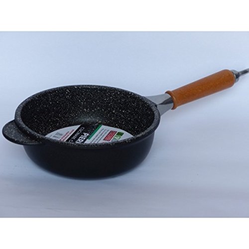Pfanne Pierrestone aus Stein abnehmbarer Griff 20 cm Modell Alta von PIERRESTONE