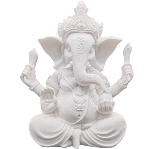 PIGPIGFLY Deko Figuren,Deko Wohnzimmer,Indische Ganesha, Home Store Dekoration(Sandstein) von PIGPIGFLY