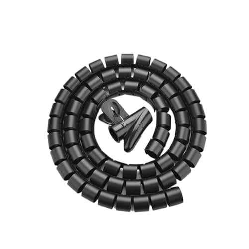 Cable Spiral Sleeve，Spiral Wrap Flexible Management Sleeve Wire Organizer Device Tube Protector Winder Cord Storage Pipe Tubing Cover(Color:ID16mm X 3 Meter)(ID22mm X 1.5 Meter) von PIGYMMLFX