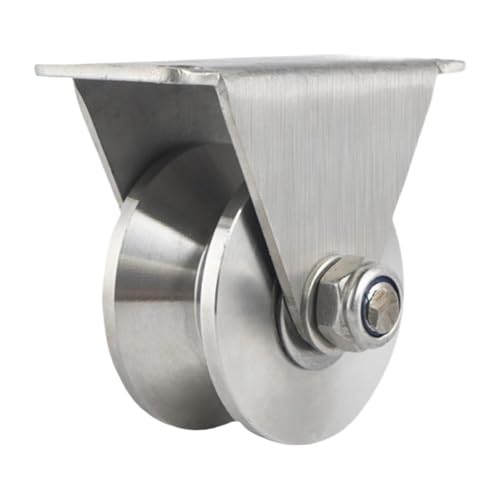 Groove Pulley Wheel Block, 1pc Sliding Door Heavy Wire Rope Roller Track V u 304 Stainless Steel Bearing Groove Pulley Wheel Block, 1pc Sliding Door Heavy Wire Rope Roller Track V u 304 Stainless Steel Bearing von PIGYMMLFX