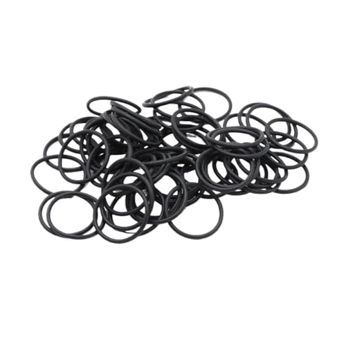 O-Ring aus Gummi, Dichtscheibe, 50 Stück NBR Dichtung Dicke CS 1 mm OD 3~80 Ölbeständiges Nitril-Butadien-Abstandshalter runde Form schwarz (OD 13 mm ID 11 MM-CS 1,0 mm) von PIGYMMLFX