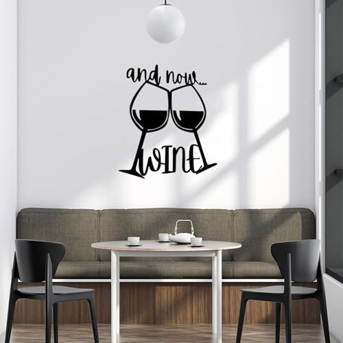 PIHEED Wanddekoration aus Metall – 3D-Wandskulpturen in Form Einer Weinglas-Silhouette. Geeignet zur Verschönerung von Wohnzimmer oder Lounge.,60cm/23.6in PIHEED Wanddekoration aus Metall – 3D-Wandskulpturen in Form Einer Weinglas-Silhouette. Geeignet zur Verschönerung von Wohnzimmer oder Lounge.,60cm/23.6in von PIHEED