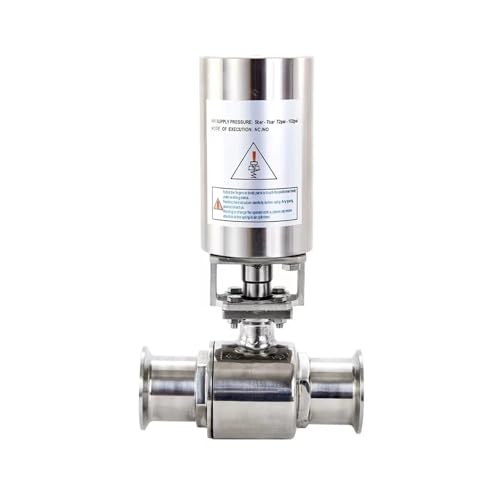 1-1/2 "Tri Clamp OD 50,5 MM Pneumatische Kugelhahn Zwei-Wege-Antrieb Einfachwirkend Edelstahl 304 1-1/2 "Tri Clamp OD 50,5 MM Pneumatische Kugelhahn Zwei-Wege-Antrieb Einfachwirkend Edelstahl 304 von PIHWGUVD
