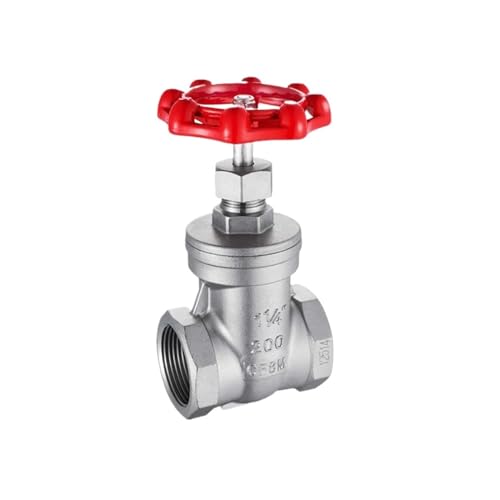 PIHWGUVD 1PCS Edelstahl Tor Ventil DN15 DN20 DN25 DN32 Wasser Ventil Schalter Ventil Innengewinde Bewässerung Ventil Adapter Wasser Haus(G1-1l4 DN32) von PIHWGUVD