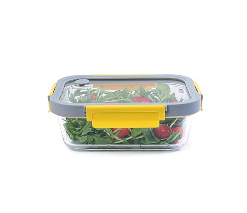 Pika WCK24-PK-GS-1050 Glass Shock Lebensmitteldose aus Glas, Auflaufform, grau von PIKA