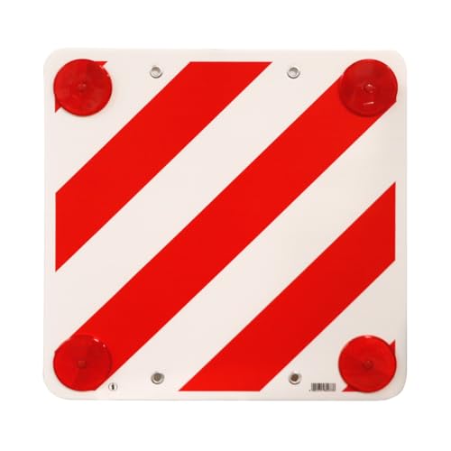 PIKAPPA 1580 Ladungssignal 500 x 500 mm weiß und rot von PIKAPPA