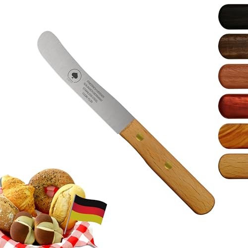 PIKAS - Solingen Messer mit edlem Buche Holzgriff, Premium Buckelmesser mit rostfreier Klinge aus Chrom-Stahl, extra scharfes Küchenmesser dank Dünnschliff & Handabzug, Made in Germany von PIKAS SINCE 1727