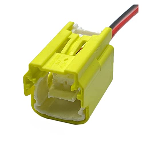 Hengliang Store 2-poliger Autostecker Kabelbaum Wasserdichter elektronischer Autostecker 7C83-0651-70 90980-12698 7283-0651-70 Passend for Yazaki (Color : 2Pin Female, Size : 1 Pc with 15cm Wire) von PIKETU